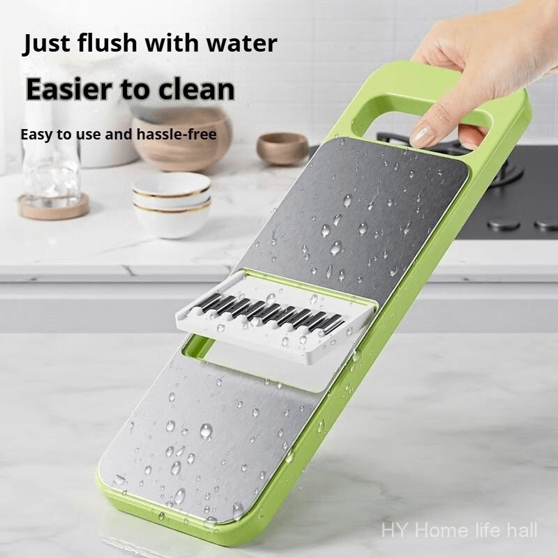 5 In 1 Vegetable Cutter And Slicer, Washable 5 Stainless Steel Cutting Blade Vegetable Cutter Slicer For Home Kitchen & Restaurant