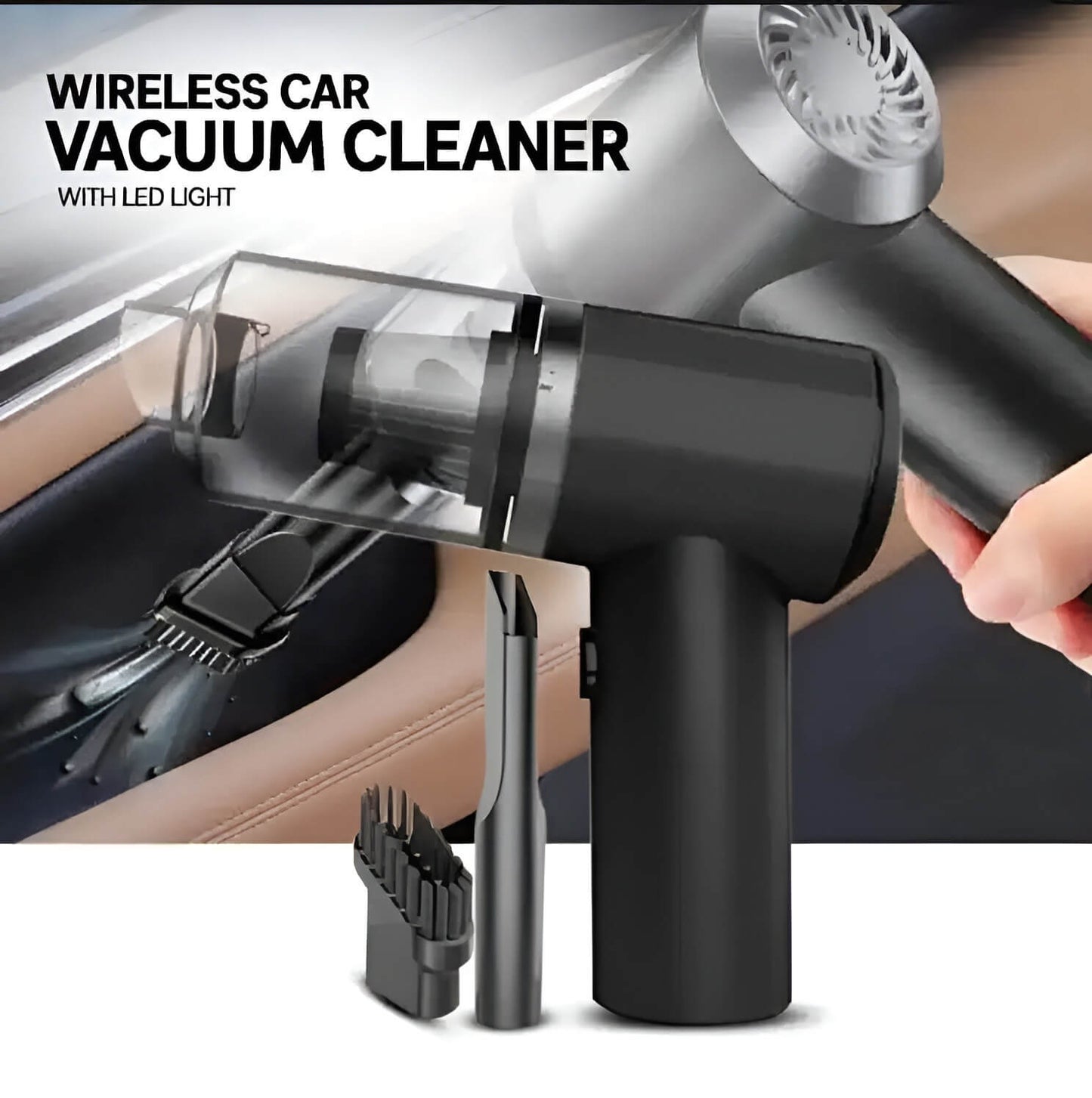 Wireless Portable 3-In-1 Vacuum Cleaner Rechargeable Handheld Dust Blower