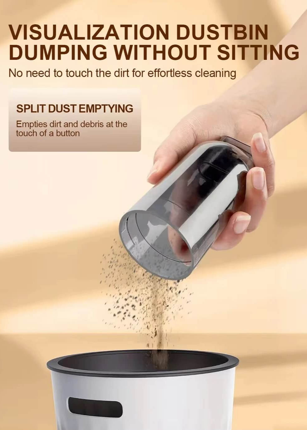 Wireless Portable 3-In-1 Vacuum Cleaner Rechargeable Handheld Dust Blower