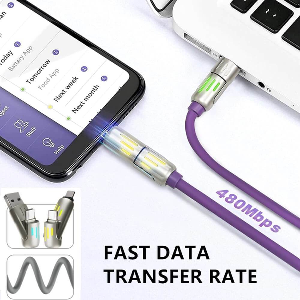 4 In 1 Charging Cable Universal 240w Super-Fast Charging Cable