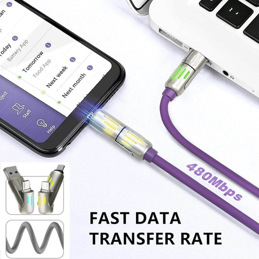 4 In 1 Charging Cable Universal 240w Super-Fast Charging Cable