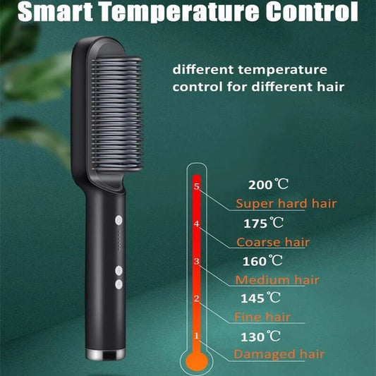 Electric Hair Straightener Brush – Electric Hair Straightener Comb For Girls